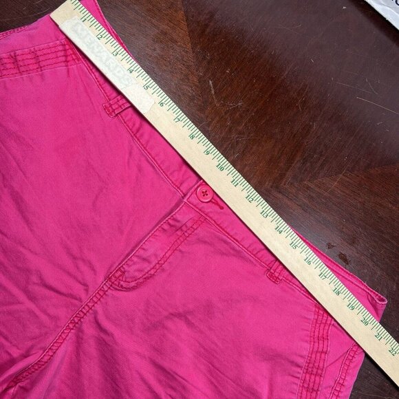 Maurices Women’s Size 22 Chino Shorts Stretch 5 Pocket Style Pink Casual Summer - Picture 5 of 7